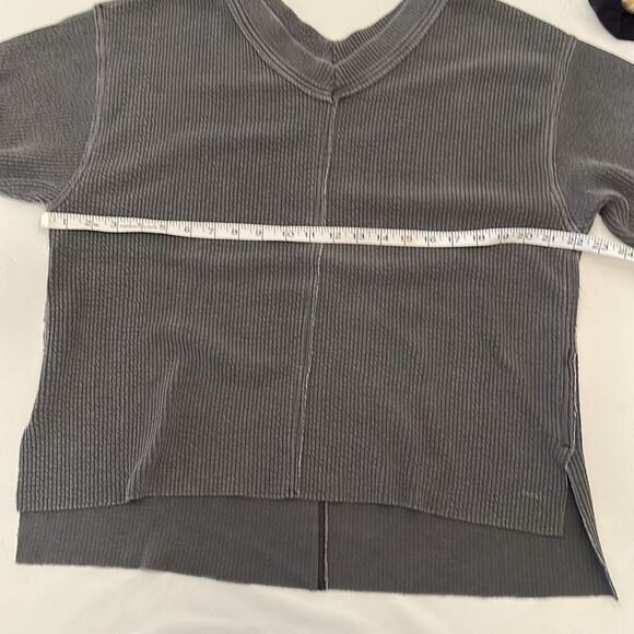 Aerie Oversized Textured Top, SZ XS - Picture 5 of 8